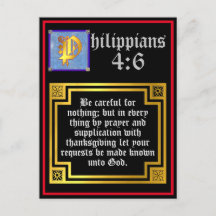 Philippians 4:6 Iluminado - Bíblia Verso