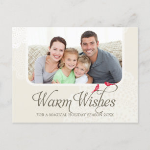 Cartão Postal De Festividades PHOTO GREETING POSTCARTÃO: Desejo quente 1