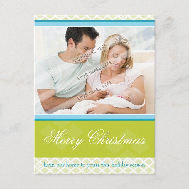 Cartão Postal De Festividades PHOTO POSTCARD: diamantes suaves 3 (Frente)