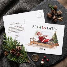Pi La La Lates Santa Pilates Natal Engraçado