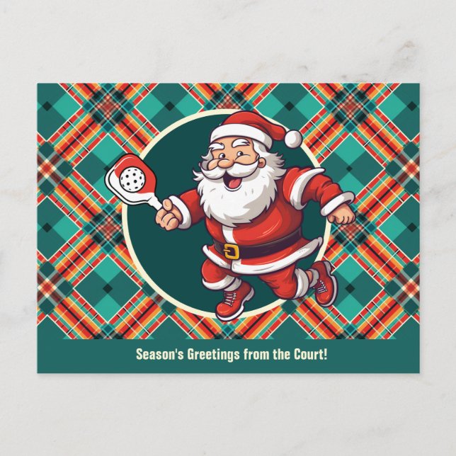 Cartão Postal De Festividades Piceball 🎅 Natal personalizável (Frente)