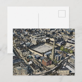 Cartão Postal De Festividades Piece Hall & Cúpula da Igreja Square, Arte Halifax