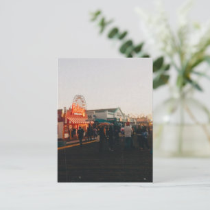 Cartão Postal De Festividades Pier de Santa Mônica, Los Angeles, Califórnia