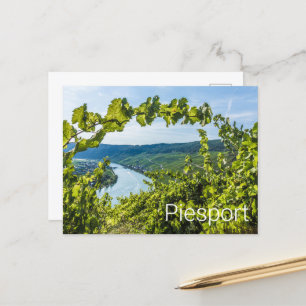 Cartão Postal De Festividades Piesport Moselle Graphics Vintage Vines Souvenir