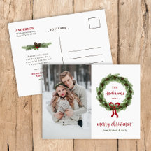 Pine Wreath Feliz Foto de Natal