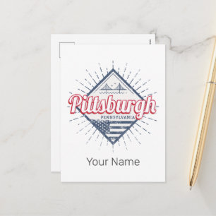 Cartão Postal De Festividades Pittsburgh Cidade Estados Unidos Pensilvânia EUA