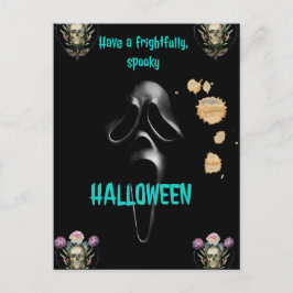 Cartão Postal De Festividades Placa de Posto de Halloween