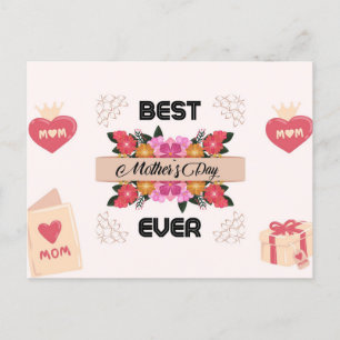 Cartão Postal De Festividades Placa para impressão de feliz dia de as mães, Mães