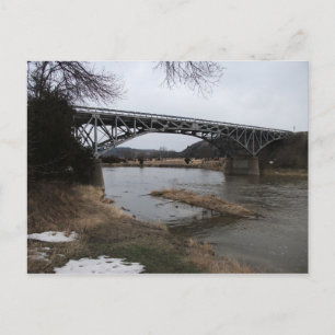 Cartão Postal De Festividades Ponte Bryan, Rio Niobrara, Valentine, Nebraska