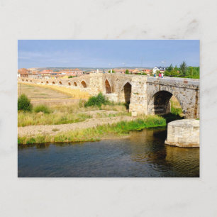 Cartão Postal De Festividades Ponte Orbigo