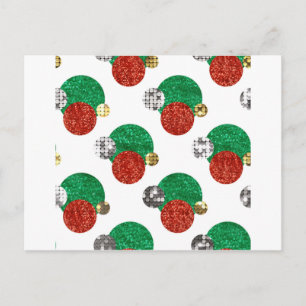 Cartão Postal De Festividades pontos de natal sequenciais