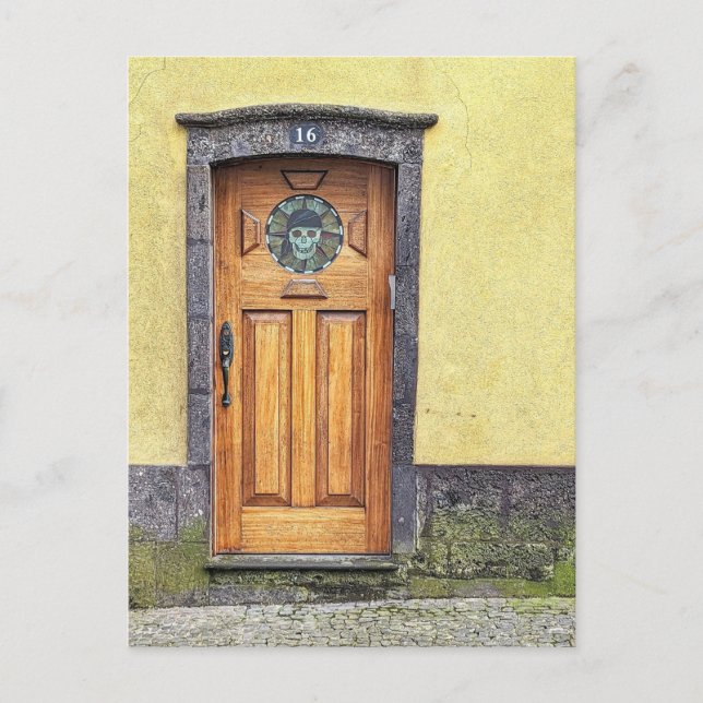 Cartão Postal De Festividades Porta Pirate (Frente)