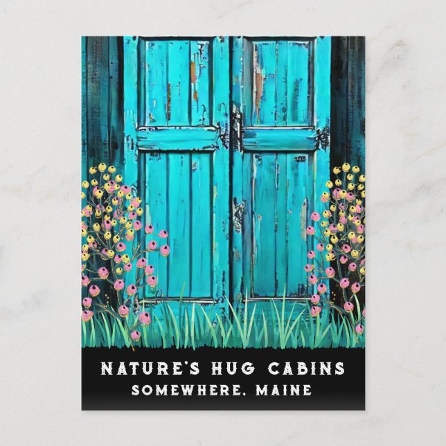 Cartão Postal De Festividades *~* porta temporária (Frente)