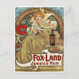 Cartão Postal De Festividades Postcard - Art Nouveau Jamicce Rum