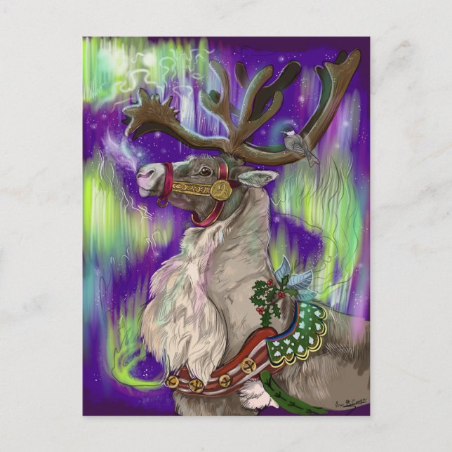 Cartão Postal De Festividades PostCard de nortes (Frente)