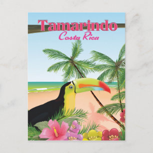 Cartão Postal De Festividades Poster de feriado de praia em Costa Rica