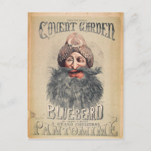 Cartão Postal De Festividades Poster para uma pantomima natalina