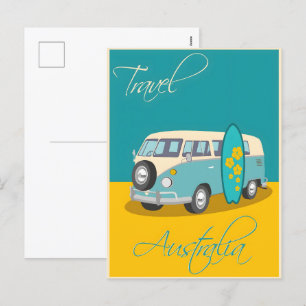Cartão Postal De Festividades Poster vintage da Austrália