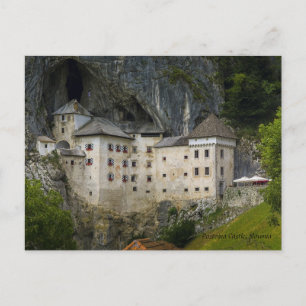 Cartão Postal De Festividades Postojna Castle, Eslovênia
