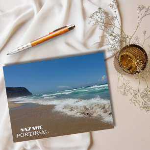 Cartão Postal De Festividades Praia Bonita Nazaré Portugal Fotografia,Viagem