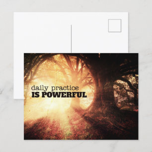 Cartão Postal De Festividades Prática Diária