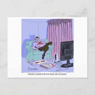 Cartão Postal De Festividades Prélude à l'après-midi d'un faune