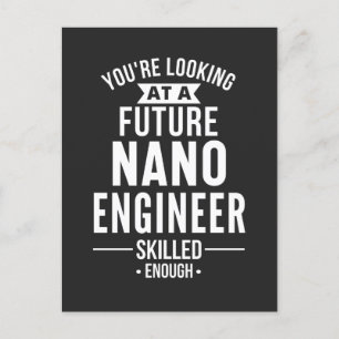 Cartão Postal De Festividades presente de engenheiro NANO