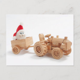 Cartão Postal De Festividades Presente de Natal