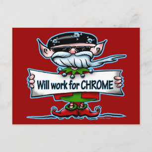 Cartão Postal De Festividades Presentes de época natalícia customizáveis do