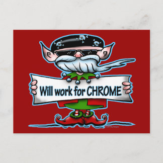 Cartão Postal De Festividades Presentes de época natalícia customizáveis do