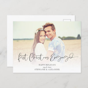 Cartão Postal De Festividades Primeiros Nomes de Sobreposição de Fotos Envolvido