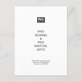 CARTÃO POSTAL DE FESTIVIDADES #PROBOXING & #PROMARTIALARTS