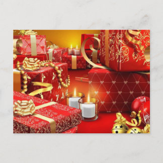 Cartão Postal De Festividades Produtos do Natal