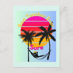 Cartão Postal De Festividades Professor do Ano: Claro