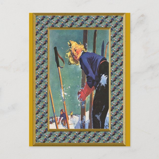 Cartão Postal De Festividades Prontos para a pistola (Frente)