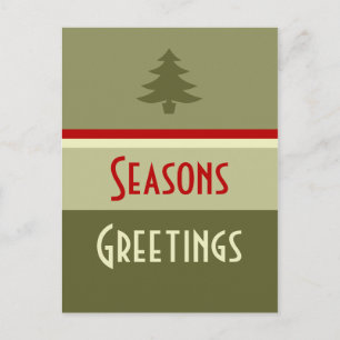 Cartão Postal De Festividades Prosperous Holiday