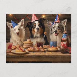 Cartão Postal De Festividades Pups de terceiros