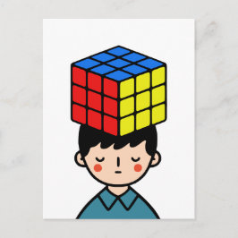 Cartão Postal De Festividades Puzzler