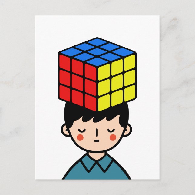 Cartão Postal De Festividades Puzzler (Frente)