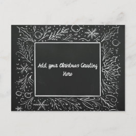 Cartão Postal De Festividades Quadro de Natal Personalizado