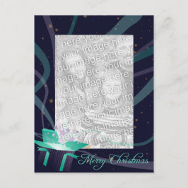 Cartão Postal De Festividades Quadro de presentes de Natal