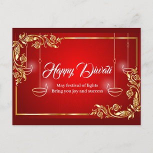 Cartão Postal De Festividades Quando é que o diwali