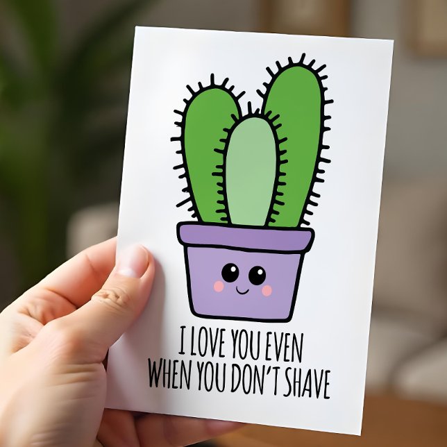 Cartão Postal De Festividades Quando Você Não Raspa Piadas do Dia dos Namorados (Celebrate your Valentine and secure their heart with this hilariously honest and quirky card.)