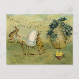 Cartão Postal De Festividades Que a Páscoa Joy te assista