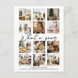 Cartão Postal De Festividades Que Foto de Natal de Ano Personalizada