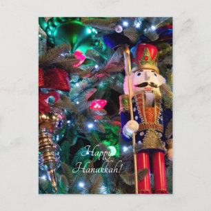 Cartão Postal De Festividades  quebra-nozes e enfeite