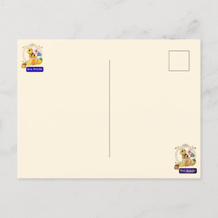 Cartão Postal De Festividades Querida, Bonito Abelha