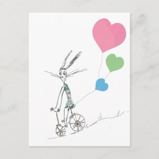 Cartão Postal De Festividades rabbit-with-Valentine-balloons-rides-a-bike.jpg
