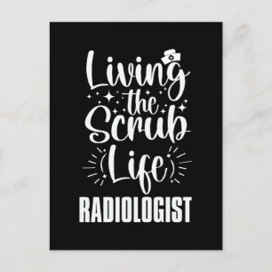 Cartão Postal De Festividades Radiologista Xray Radiology Rad Tech X Ray