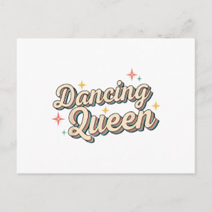 Cartão Postal De Festividades Rainha da Dança